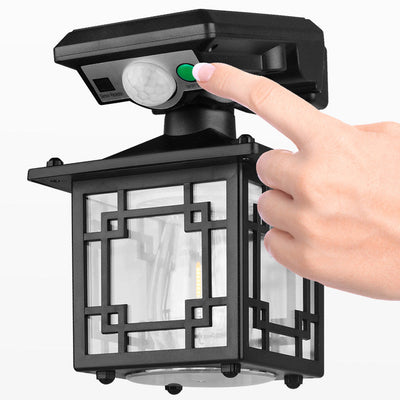 Moderne Einfachheit Solar Zylinder Quadrat ABS PS LED Außenleuchte für Garten 