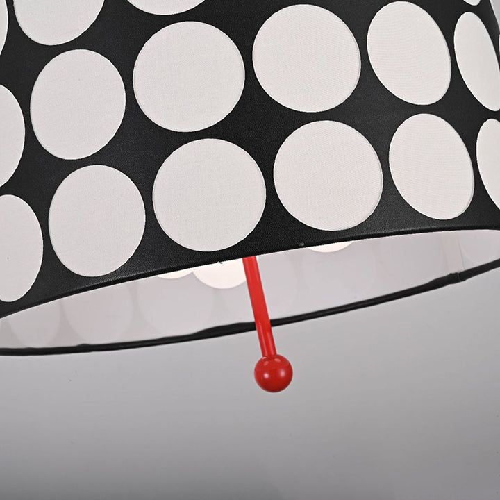 Contemporary Retro Drum Checkerboard Faux Leather Lampshade 3-Light Pendant Light For Dining Room