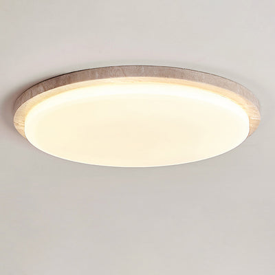 Moderne, unbedeutende, runde LED-Deckenleuchte aus Stahl für Schlafzimmer 