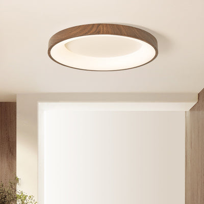 Luz de techo LED de montaje empotrado redonda cuadrada de hierro acrílico chino tradicional para dormitorio 