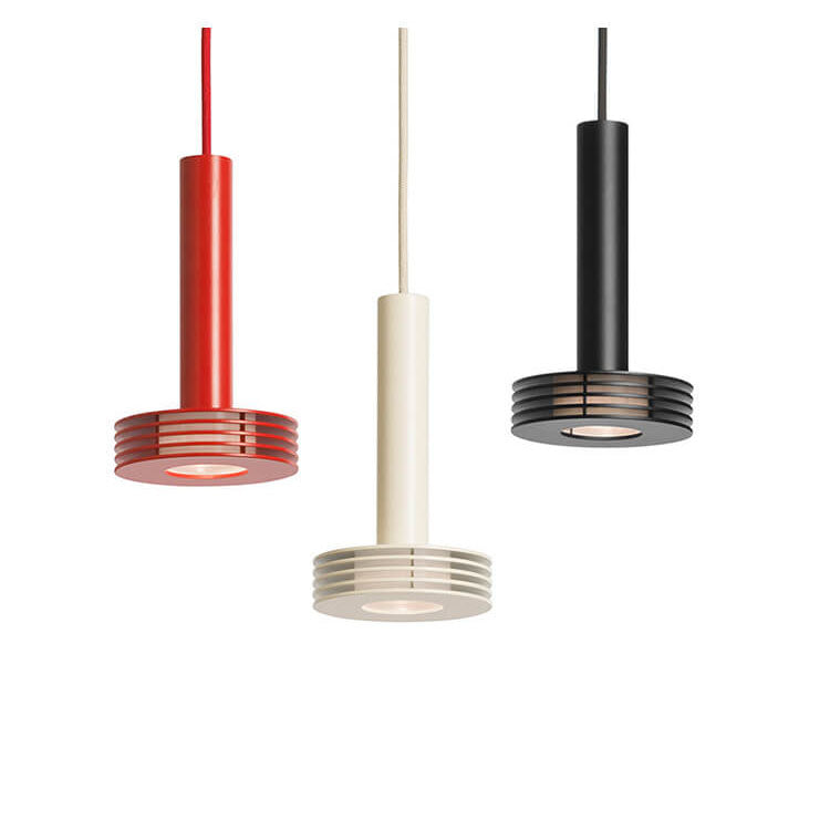 Nordic Minimalist Metal Cylindrical Drum LED Pendant Light