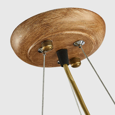 Zeitgenössischer kreativer Ball-in-Ball-Baumzweig-Hardware-Glas-Kronleuchter mit 8/12/16/20 Lichtern für Wohnzimmer 