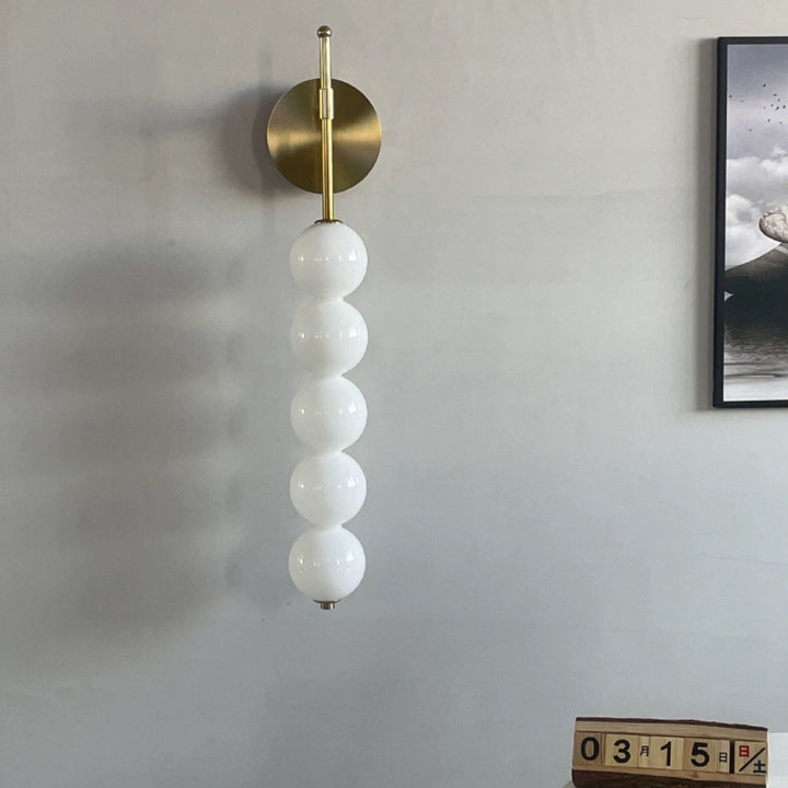 Moderne Einfachheit Eisen Glas Ball 3/5/7-Licht Wandleuchte Für Wohnzimmer 