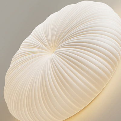 Plafonnier LED Minimaliste Moderne en Acrylique avec Abat-jour Citrouille pour Chambre 