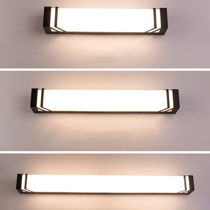 Lampe murale à détecteur LED carré étanche industrielle pour extérieur 