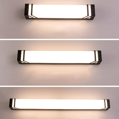 Industrial Waterproof Square LED Outdoor Sensor Wall Sconce Lamp