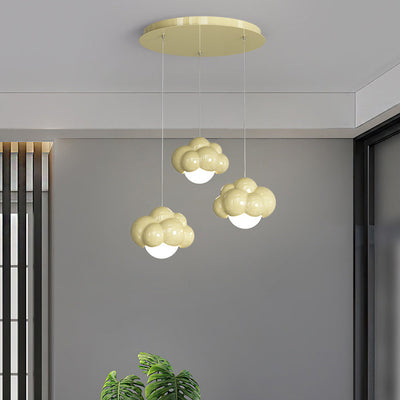 Traditioneller französischer Kronleuchter aus Eisenharz mit Traubendesign und 1/3 Lichtern für das Wohnzimmer 