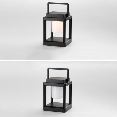 ضوء LED شمسي خارجي مربع ABS بتصميم بسيط حديث للتخييم 