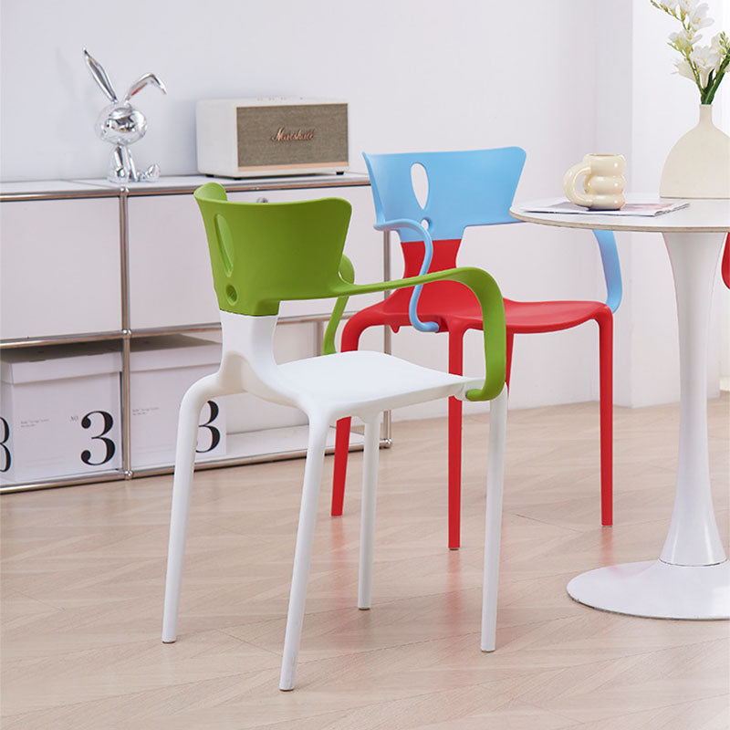 Chaise de salle à manger contemporaine scandinave PP carré point d&