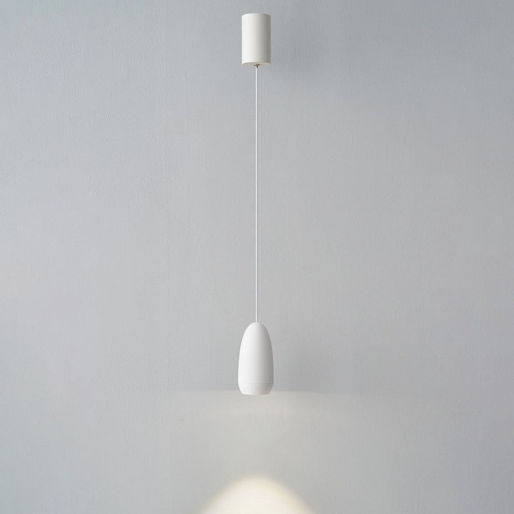 Modern Minimalist Aluminum Bullet Design LED Pendant Light For Living Room