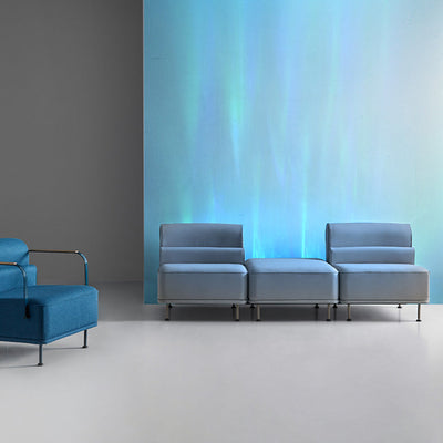 Lámpara de pie LED de aluminio y acrílico en forma de rectángulo y cilindro con patrón dinámico de agua Art Deco moderno para sala de estar 