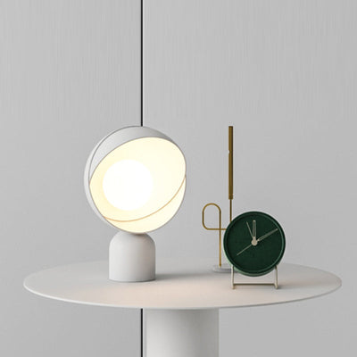 Table de nuit moderne minimaliste en cylindre rond en fer avec 1 plateau pour le chevet 