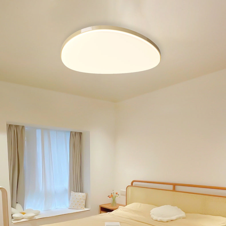 Plafonnier LED moderne minimaliste en fer acrylique rond triangle pour salon 