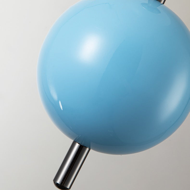 Moderne Art Deco Hebbare Multi Orb String Aluminium Acryl LED Pendelleuchte Für Schlafzimmer 