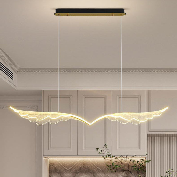Lustre suspendu contemporain créatif avec aile d&