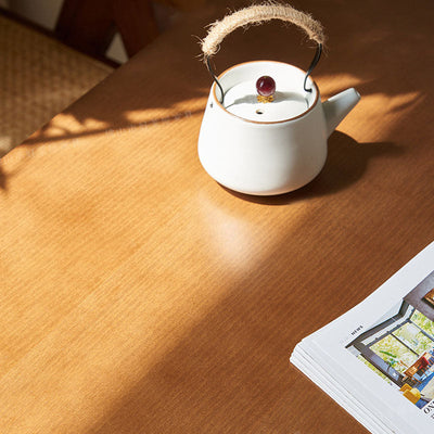 Mesa de Centro Cuadrada de Madera Minimalista Moderna para Sala de Estar 