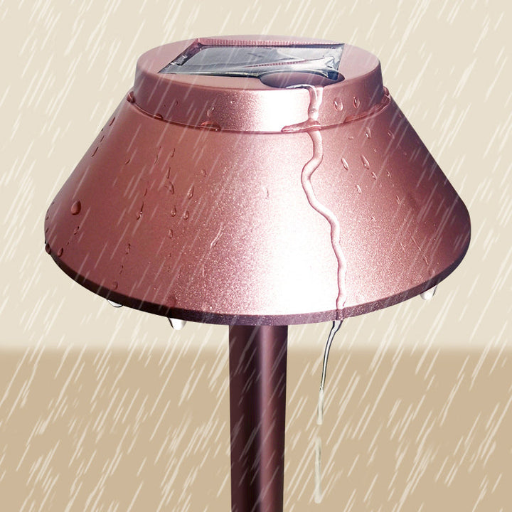 Luz de paisaje LED de hongo solar impermeable minimalista moderna de ABS PVC para jardín 