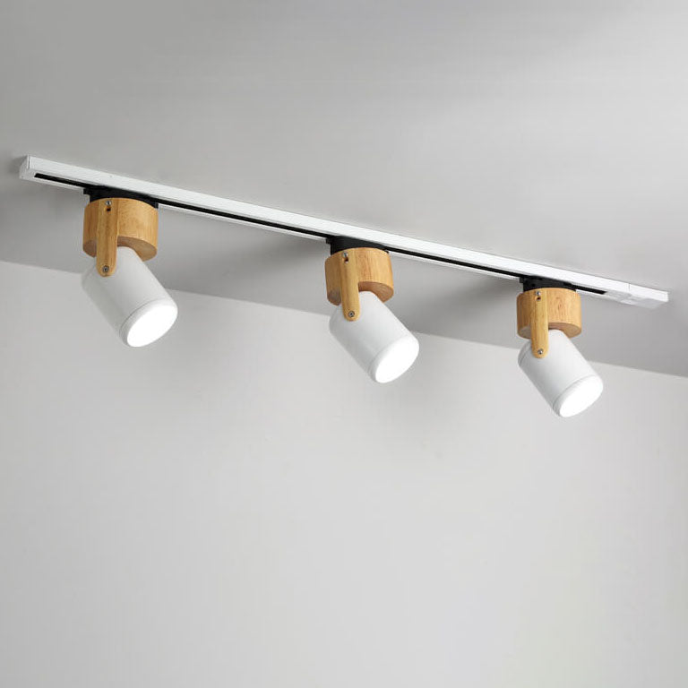 Moderne minimalistische Hardware-Langstrahler-Schienenleuchte 1/3-Licht-LED-Deckenleuchte zur flachen Montage für Wohnzimmer und Schlafzimmer 