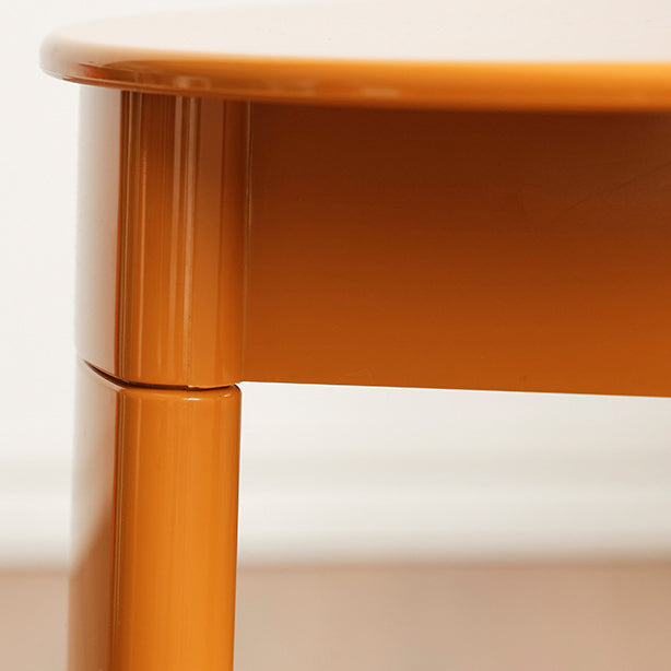 Tabouret bas en plastique ABS à base triangulaire rectangulaire ronde créative contemporaine pour salon 