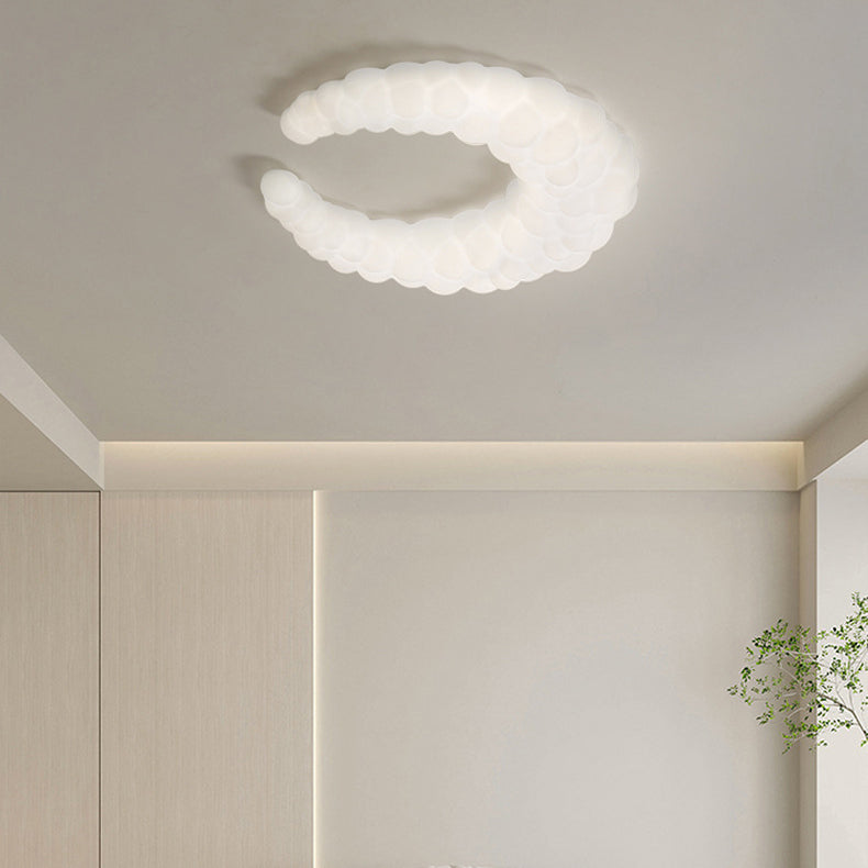 Lumière encastrée LED en fer et plastique minimaliste moderne pour salon 