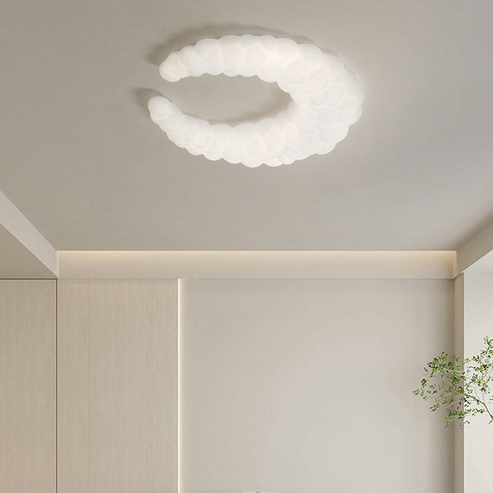 Lumière encastrée LED en fer et plastique minimaliste moderne pour salon 