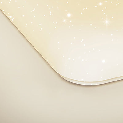 Moderne minimalistische Creme Rechteck Eisen PVC LED Unterputz Deckenleuchte für Wohnzimmer 