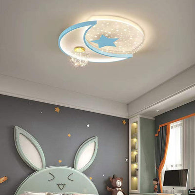 Zeitgenössische kreative Acryl Sternenhimmel LED Unterputz Deckenleuchte für Wohnzimmer 