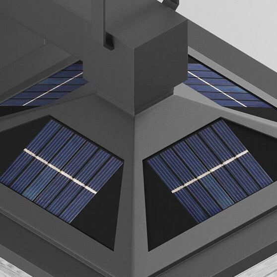 Lampe murale extérieure à une lumière en fer forgé étanche à l&