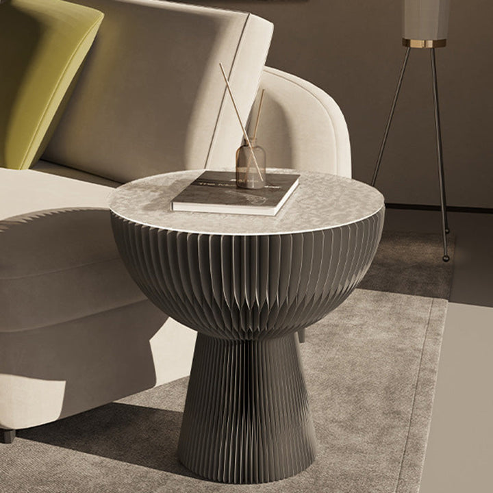 Zeitgenössischer Kreativer Blumenstrauß Form Kraftpapier Acryl Faltbarer Couchtisch Für Wohnzimmer 