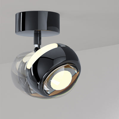 Moderne Einfachheit Zylinder Aluminium Eisen LED Strahler Halbbündige Deckenleuchte für Wohnzimmer 