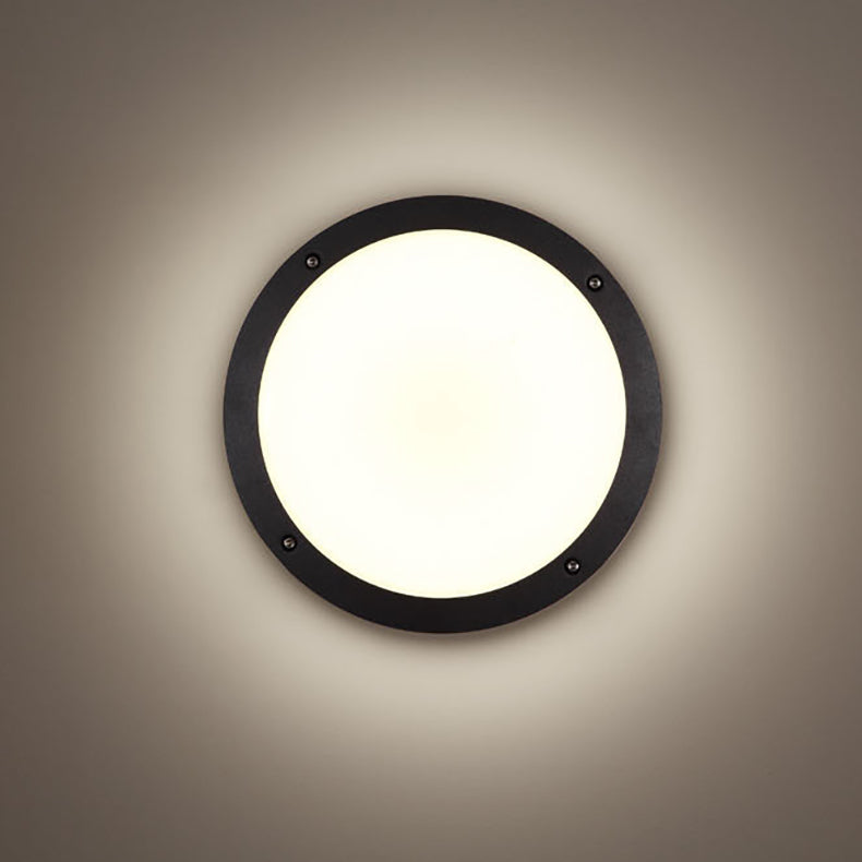 Moderne unbedeutende wasserdichte Aluminium-Acrylkreis-runde LED-Außenwandleuchte für den Garten 