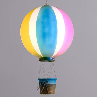 Scandinavian Modern Creative Hot Air Balloon Iron Acrylic 1-Light Pendant Light