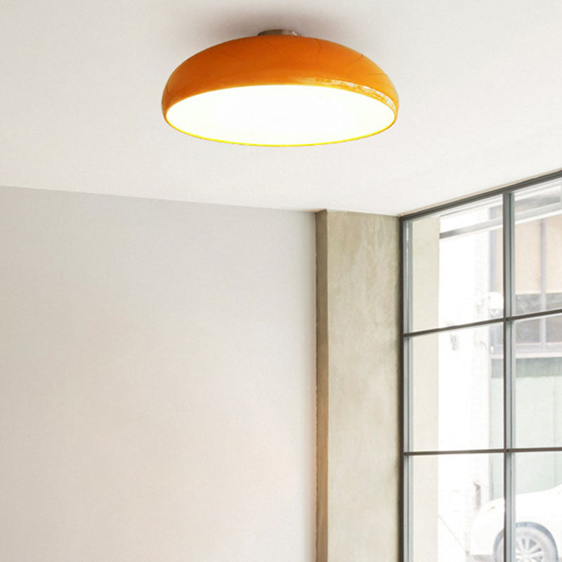 Modern Minimalist Round Aluminum 5/6 Light Flush Mount Ceiling Light For Bedroom