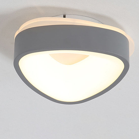 Zeitgenössische Einfachheit Eisen Acryl geometrische Pentagramm LED Unterputz Deckenleuchte für Schlafzimmer 