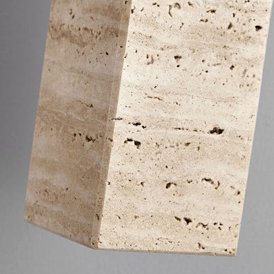 Lustre Îlot en Bois Massif Wabi-sabi Japonais Pierre 1/2/3-Lumière 