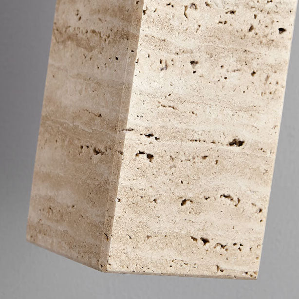Lustre Îlot en Bois Massif Wabi-sabi Japonais Pierre 1/2/3-Lumière 