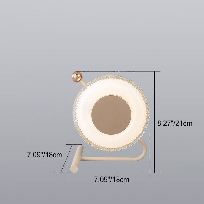 Nordic Light Luxury Round Acrylic LED Decorative Table Lamp