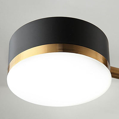 Moderne minimalistische Zylinder Eisen Acryl 4/6/8 Licht Kronleuchter für Wohnzimmer 
