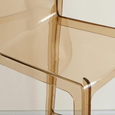 Taburete de barra cuadrado contemporáneo escandinavo con respaldo y reposapiés para cocina 