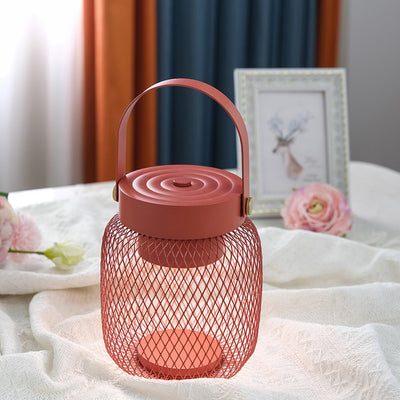 Zeitgenössische kreative Flasche Eisen Acryl LED Tischlampe für Wohnzimmer 