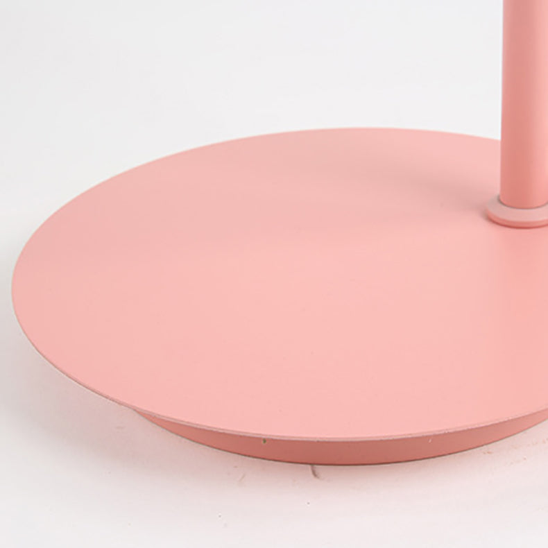 Lampadaire sur pied à 1 lumière avec abat-jour conique macaron créatif nordique 