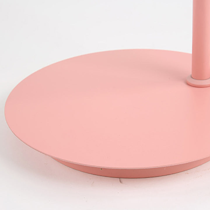 Lampadaire sur pied à 1 lumière avec abat-jour conique macaron créatif nordique 