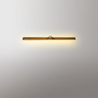 Moderne Mid-Century Gold Streifen Eisen Acryl LED Wand Leuchte Lampe Für Wohnzimmer 