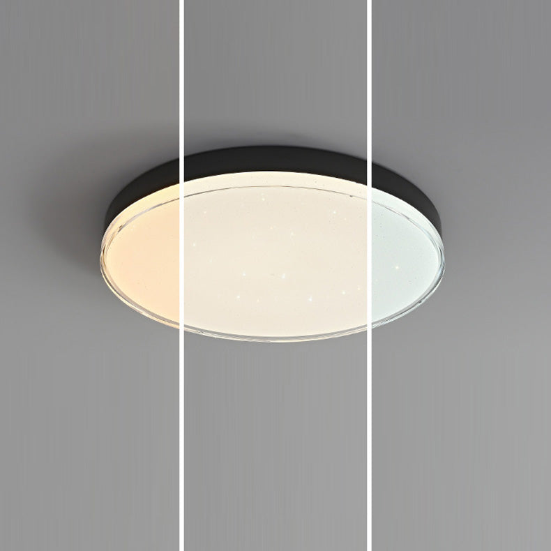 Moderne unbedeutende Aluminiumacrylsauer-runde Schatten-LED-Unterputz-Deckenleuchte für Schlafzimmer 