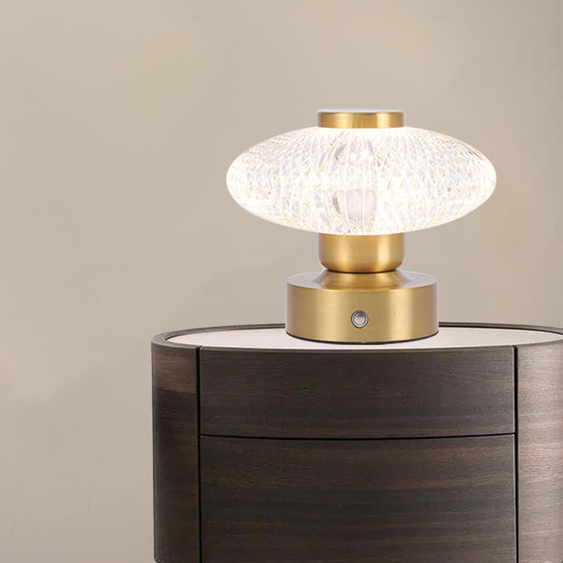 Nordic Creative Mushroom USB Charging Acrylic LED Table Lamp