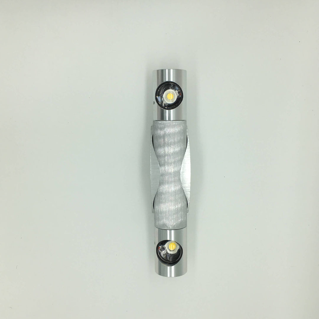 Lampe applique murale LED en aluminium rotative cylindrique moderne et créative 