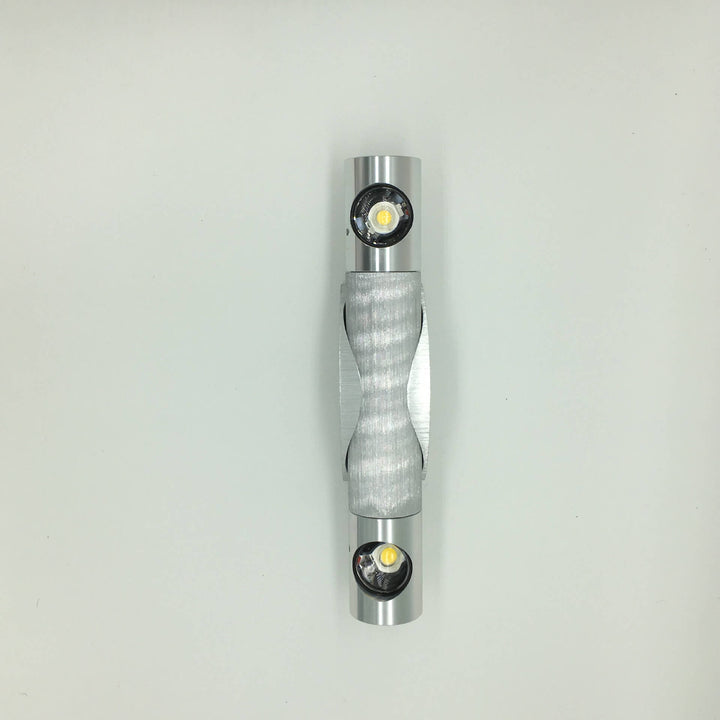 Lampe applique murale LED en aluminium rotative cylindrique moderne et créative 