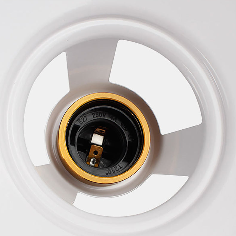 Suspension Luminaire en Métal Fer Rond Vintage Traditionnel à 1 Lumière pour Chambre 