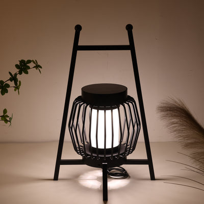 Lampe de sol de jardin extérieure à LED solaire créative moderne et mobile 