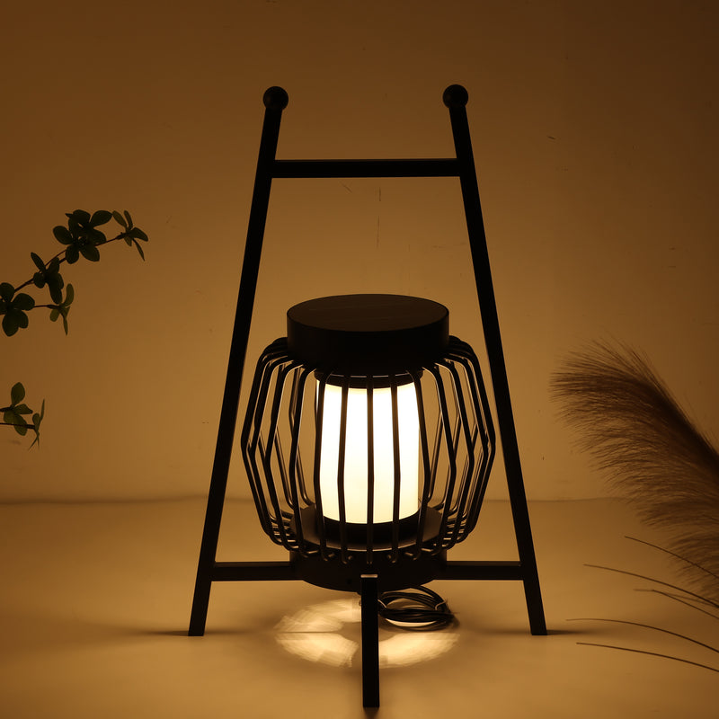 Lampe de sol de jardin extérieure à LED solaire créative moderne et mobile 